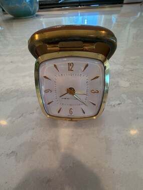 Vintage Westclox Travel Alarm Clock Made in Germany